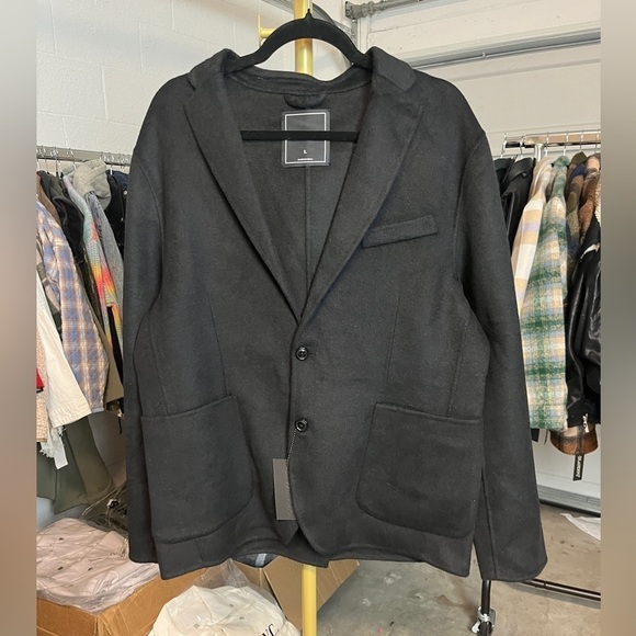BlankNYC Men’s Wool Blend Unstructured Blazer - Picture 2 of 7